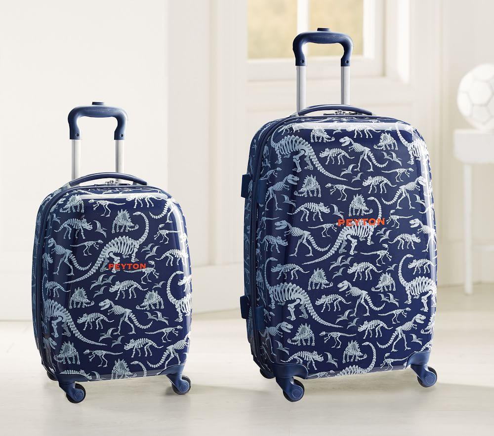 Mackenzie Blue/Grey Dino Hard Sided Luggage